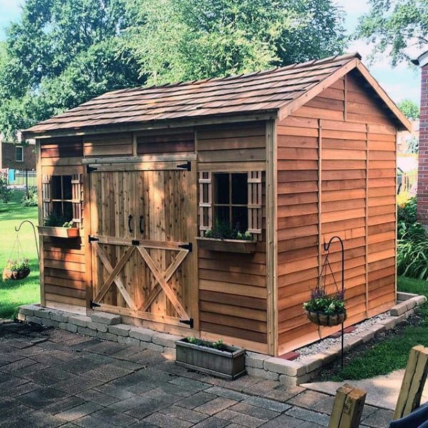 Man Cave Shed With Bar