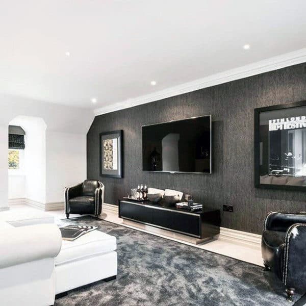 100 Bachelor Pad Living Room Ideas For Men Masculine Designs - Wall Decor Ideas For Mens Living Room