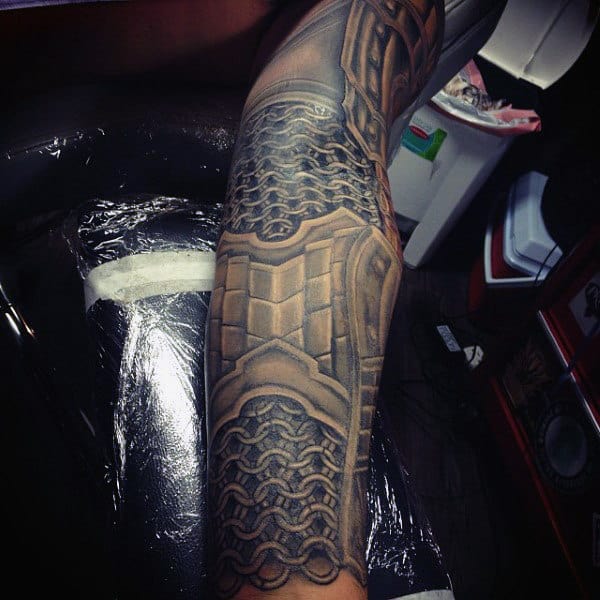 101 Incredible Armor Tattoo Designs You Need to See  Armor tattoo Armor  sleeve tattoo Shoulder armor tattoo