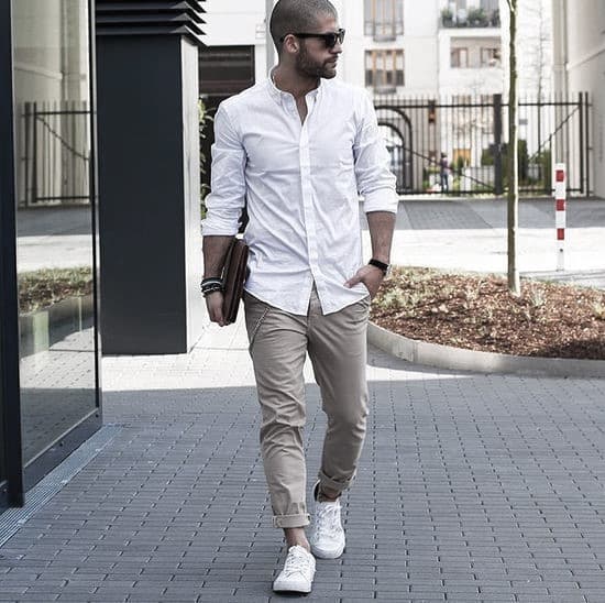 Man With Business Casual Outfits Fashionable Style Look