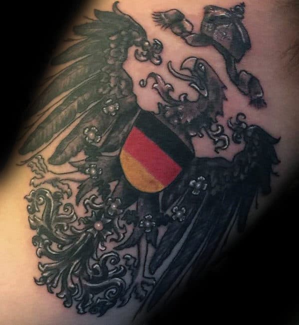 German flag rib cage tattoo by server5 on DeviantArt