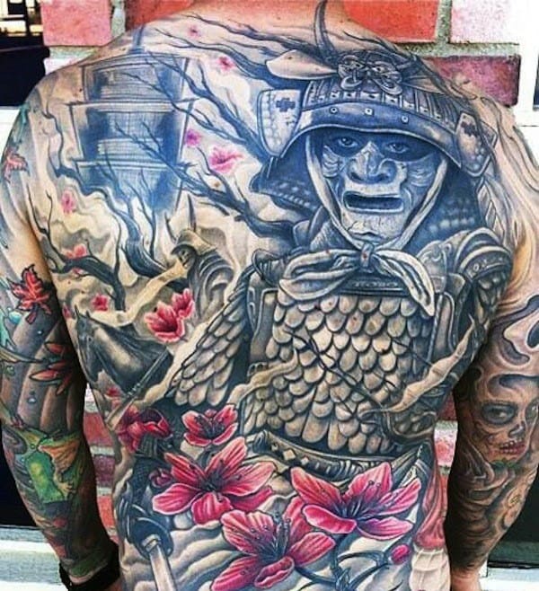 61 Samurai Tattoo Designs for Men [2024 Inspiration Guide]  Japanese back  tattoo, Traditional japanese tattoos, Japanese tattoo