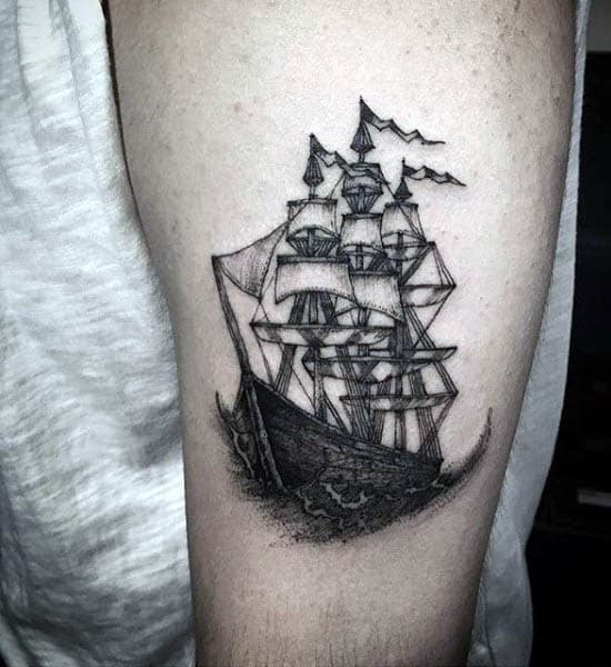 Man With Sailing Tattoo