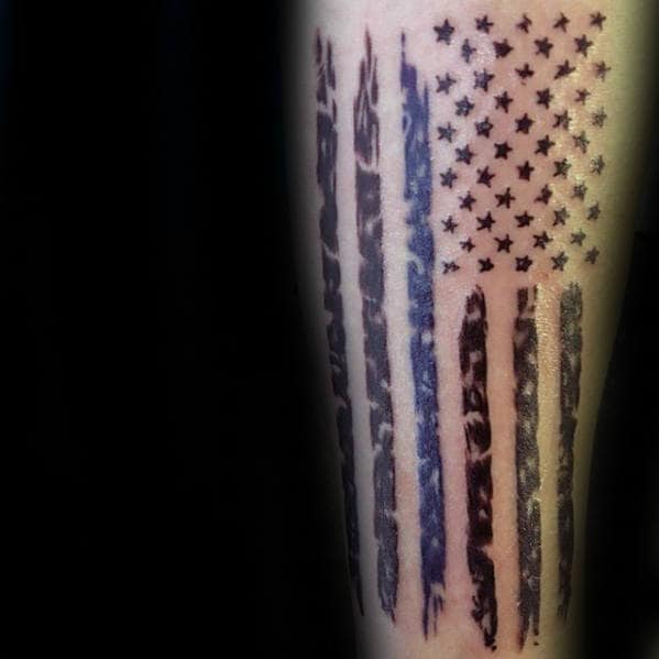 88 Amazing Thin Blue Line Tattoo Ideas To Inspire You In 2023  Outsons