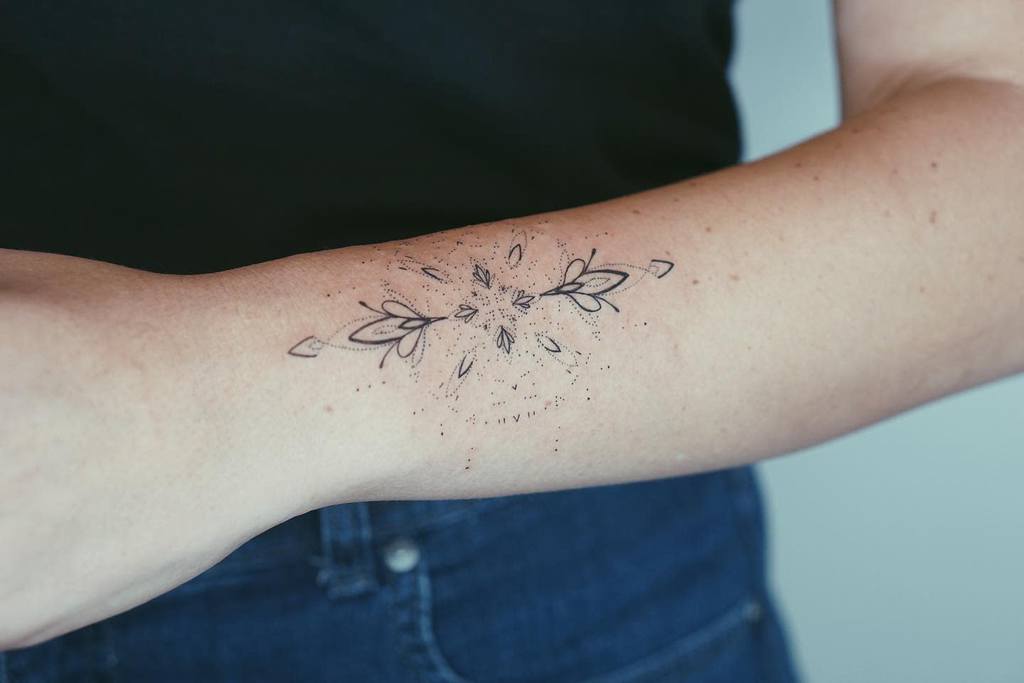 mandala forearm tattoos for women avroraink