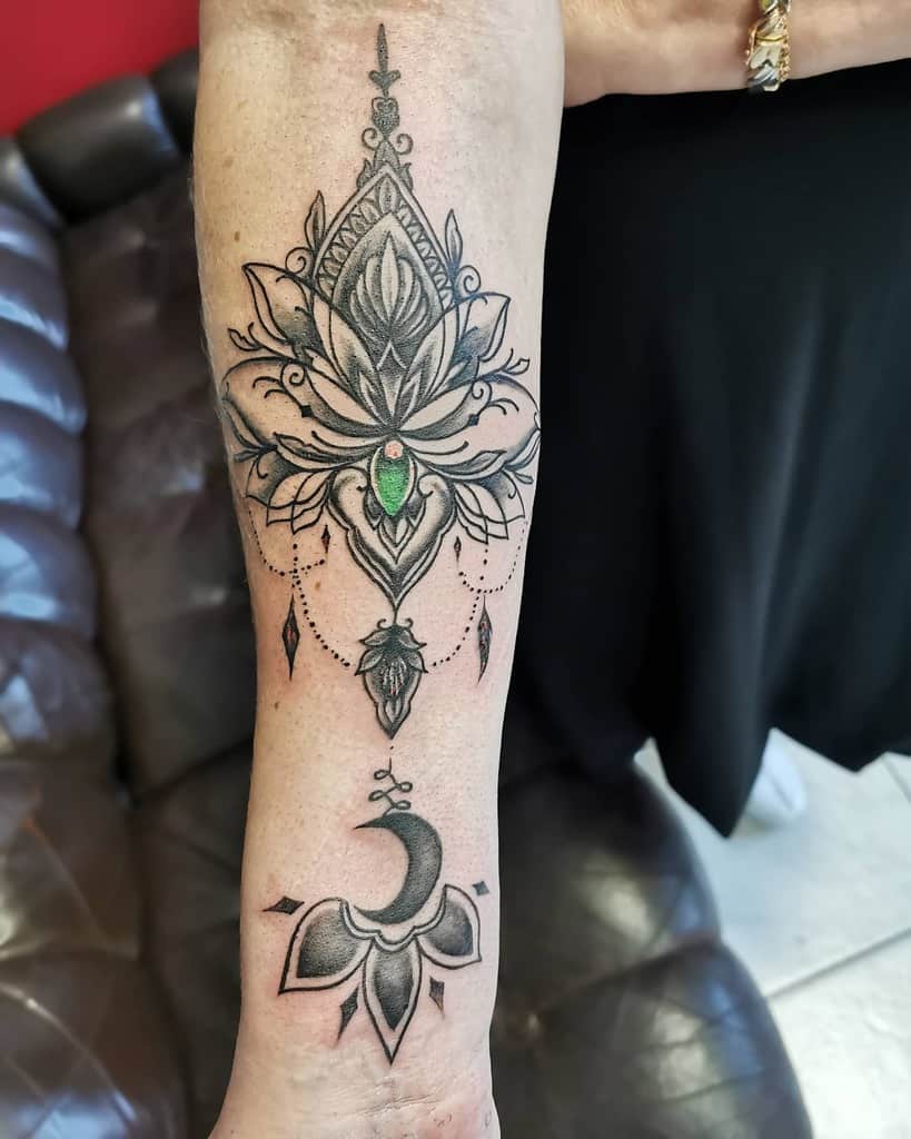 mandala forearm tattoos for women virutattoostudio