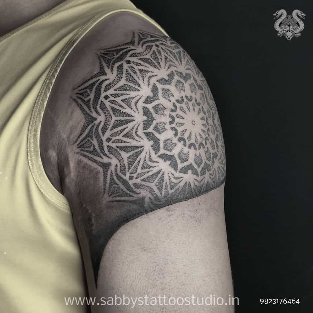 mandala upper arm tattoos for men sabby.aka.saurabh.pardeshi