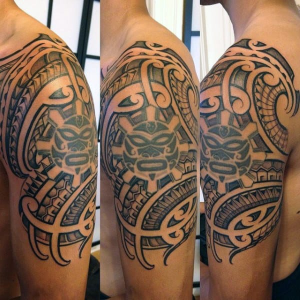 Manly Ancient Hawaiian Tattoo