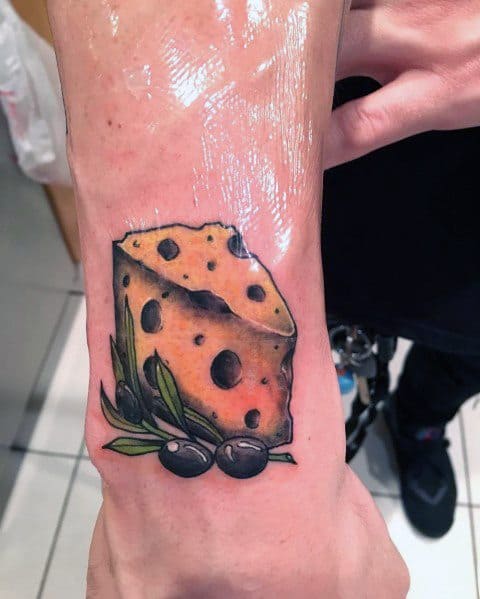 Manly Cheese Tattoos For Males