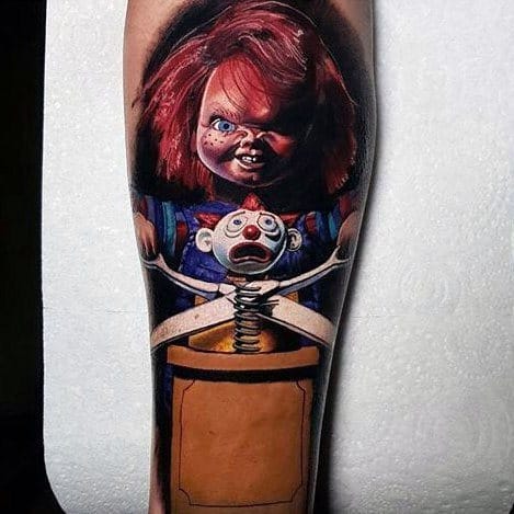Manly Chucky Tattoos For Males