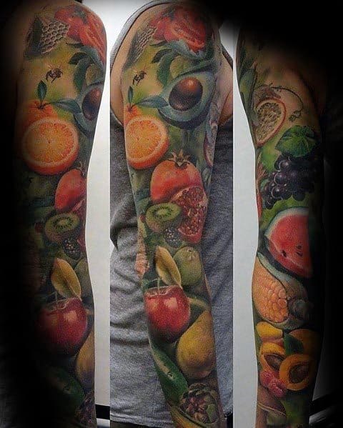 Manly Corn Tattoos For Males