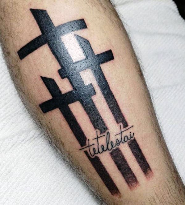 Minimalist cruz tattoo design  Daniels Tattoo Parlor  Facebook