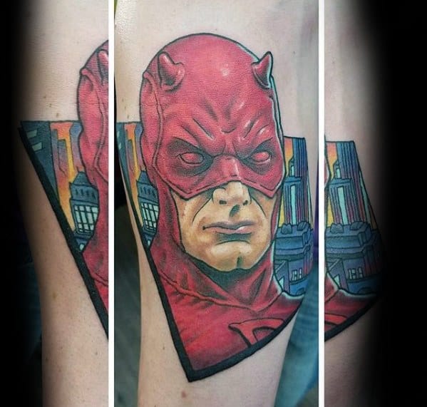 Manly Daredevil Tattoo Design Ideas For Men