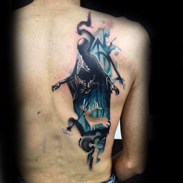 Manly Dementor Tattoo Design Ideas For Men