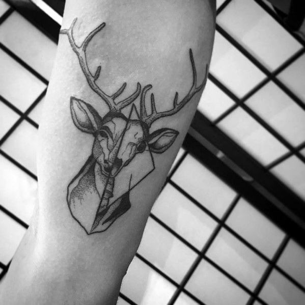 Manly Elk Tattoos For Males
