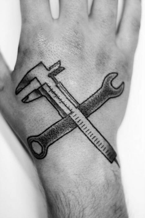 Manly Engineering Tattoo Design Ideas For Men.