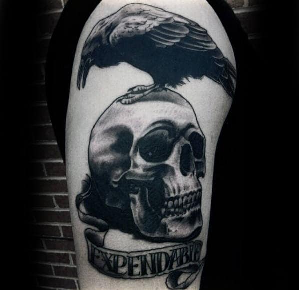 Manly Expendables Arm Tattoos For Men