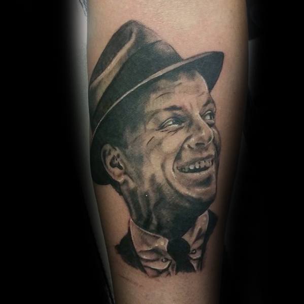 Manly Frank Sinatra Tattoo Design Ideas For Men