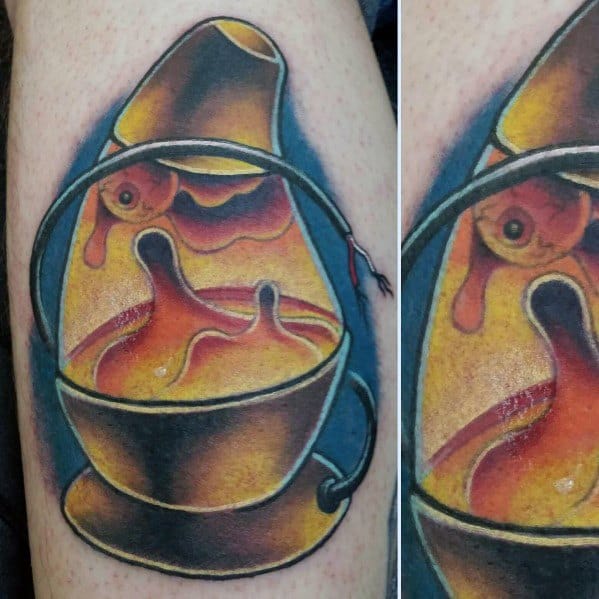 50 Lava Lamp Tattoo Ideas For Men Groovy Designs