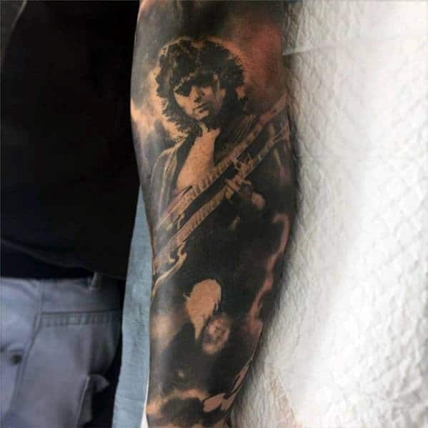 Before and After Led Zeppelin Band Tattoo Design - YouTube