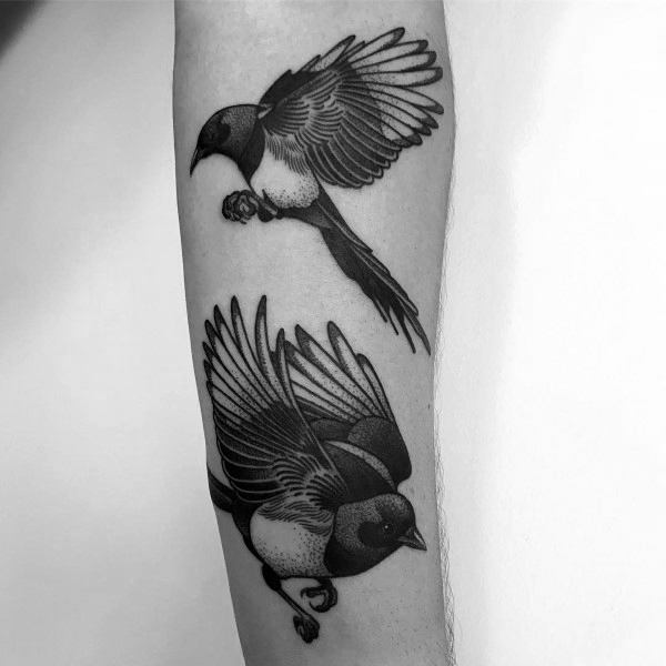 Manly Magpie Tattoos For Males
