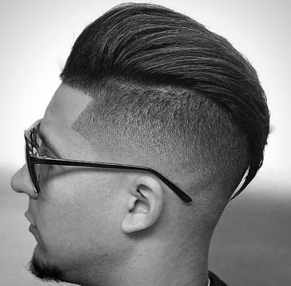 Manly Mens Hair Skin Taper Fade