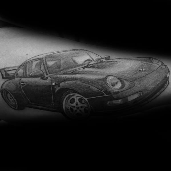 Manly Porsche Tattoos For Males