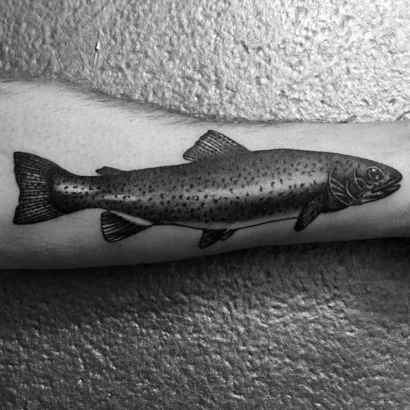 Manly Salmon Tattoos For Males