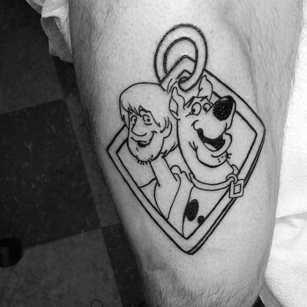 Manly Scooby Doo Tattoo Design Ideas For Men