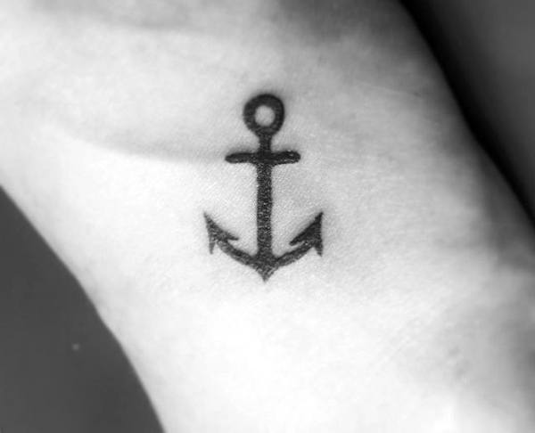 Manly Simple Tattoos For Men Anchor