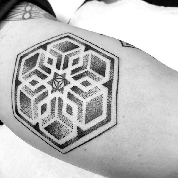 50 Sacred Geometric Tattoo Designs 2023 Abstract Shape Style Ideas