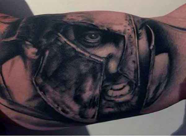 Manly Spartan Tattoo Inspiration Ideas