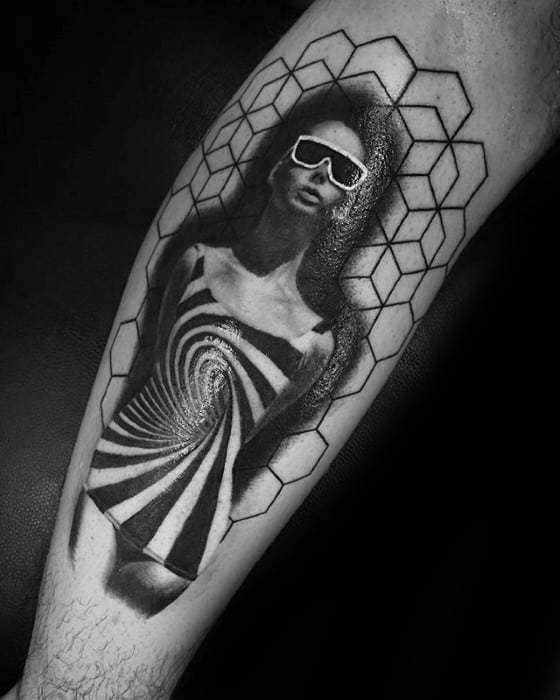 Manly Trippy Tattoo Design Ideas For Men