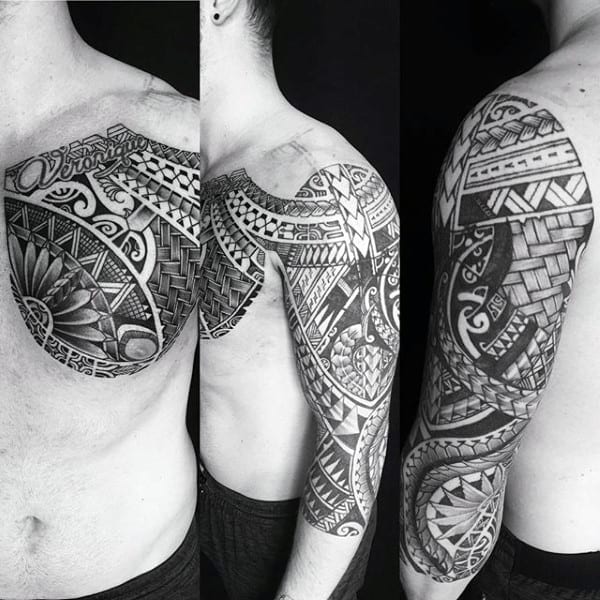 Maori Ink Tatoo Full Sleeve For Guys