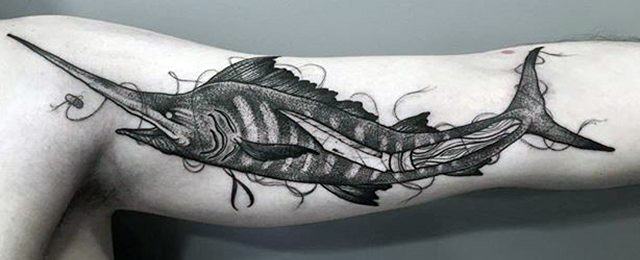 60 Marlin Tattoo Designs For Men - Fish Ink Ideas