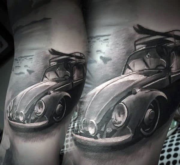 Masculine Car Tattoo For Men Volkswagen