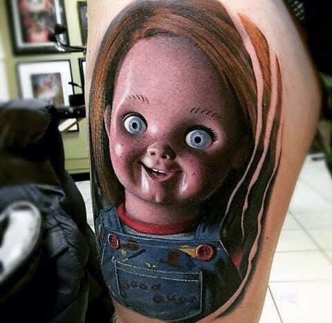 Masculine Chucky Tattoos For Men