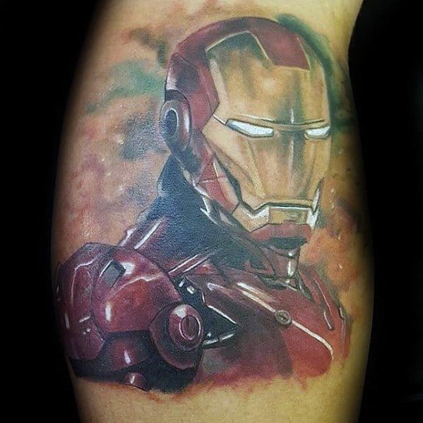 Masculine Iron Man Tattoos For Men