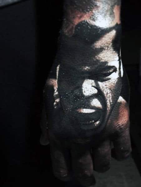 Masculine Men's Boxing Tattoo Ideas On Hands