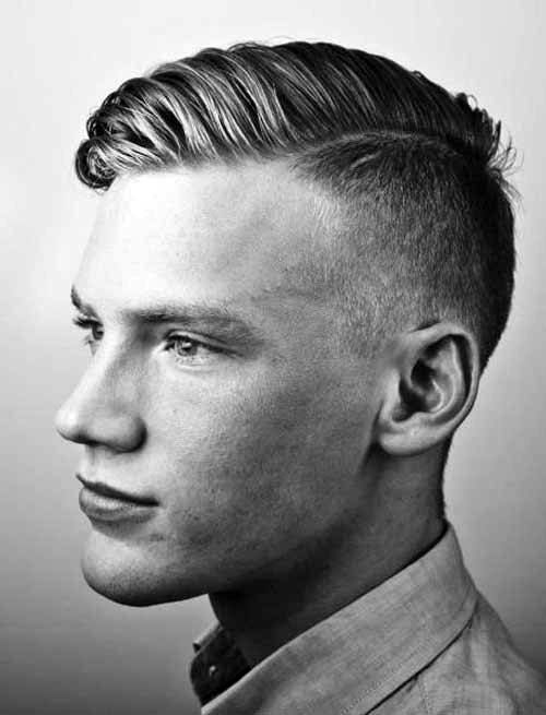 Masculine Mens Short Haircut For Thick Wavy Hair
