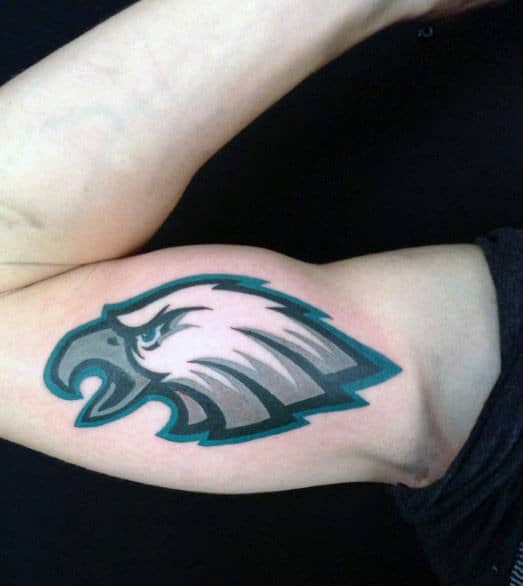 Eagles fan gets awkward Donald Trump tattoo