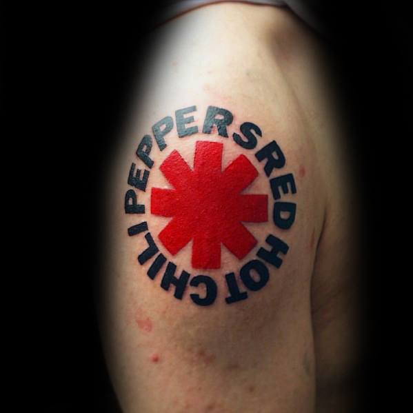 Masculine Red Hot Chili Peppers Tattoos For Men
