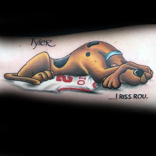 Masculine Scooby Doo Tattoos For Men