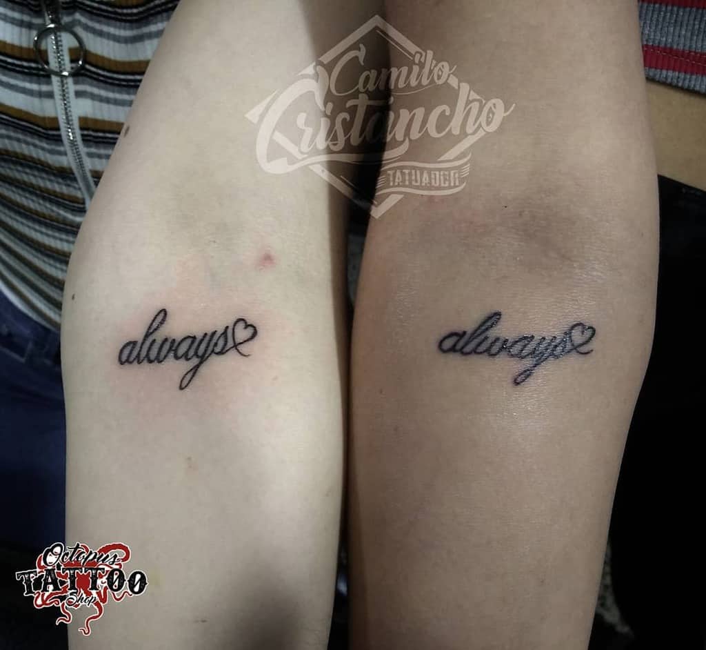 matching couple always tattoos ta2_cristancho