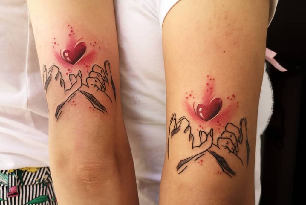 Matching Pinky Promise Tattoos Hristina.mord