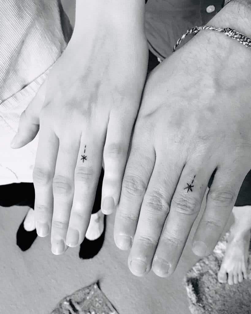 Matching Themed Wedding Ring Tattoo Sophia Gourley