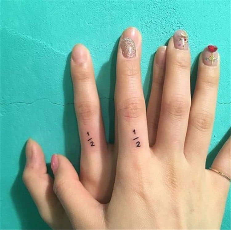 Math Friendship Tattoo