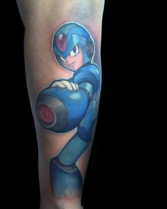 Megaman Male Tattoo Ideas On Arm