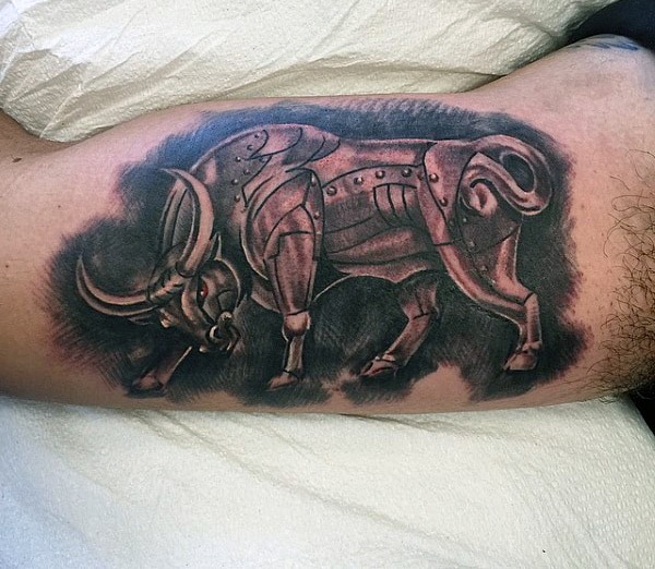 Men With Bull Rider Tattoos