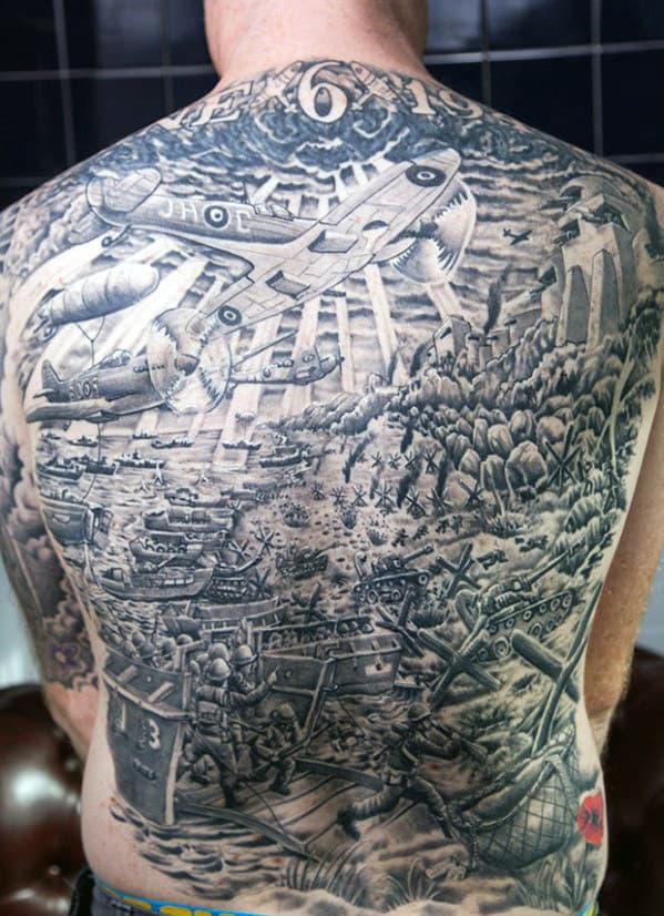 Diseños de tatuajes en la espalda para hombres